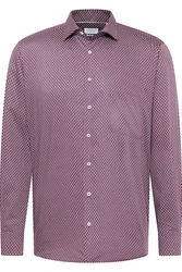 Eterna Businesshemd Bordeaux/Lila/Rosa