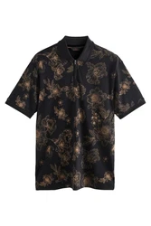 Next Poloshirt Signature Schwarz/Blau/Lila/Braun