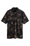 Next Poloshirt Signature Schwarz/Blau/Lila/Braun