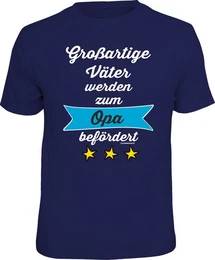 T-Shirt Groartige Vter werden zum Opa befrdert