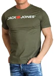 Jack & Jones Print Shirt mit Rundhalsausschnitt Dunkelgrün/Grün/Khaki Jack & Jones Print Shirt mit Rundhalsausschnitt Dunkelgrün/Grün/Khaki