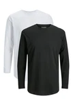Jack & Jones Langarmshirt Jjenoa Weiß/Dunkelblau/Schwarz/Creme/Dunkelgrau/Grau
