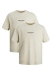 Jack & Jones T-Shirt Jorvesterbro Beige/Khaki