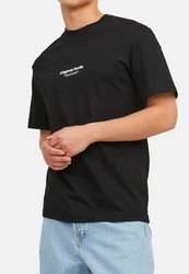 Jack & Jones T-Shirt Jorvesterbro Schwarz/Lila