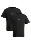 Jack & Jones T-Shirt Jorvesterbro Schwarz/Lila