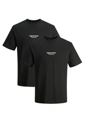 Jack & Jones T-Shirt Jorvesterbro Schwarz/Lila
