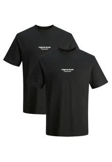 Jack & Jones T-Shirt Jorvesterbro Schwarz/Lila