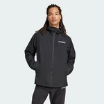 adidas TERREX TERREX MULTI 2L RAIN.RDY REGENJACKE Schwarz/Dunkelgrau/Grau