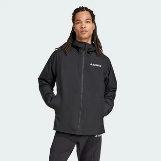 adidas TERREX TERREX MULTI 2L RAIN.RDY REGENJACKE Schwarz/Dunkelgrau/Grau