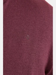 Charles Colby Strickjacke EARL THOMAS Bordeaux/Dunkelrot