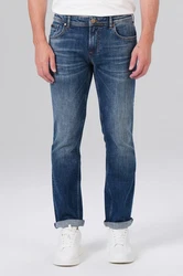 Miracle of Denim 5-Pocket Jeans Thomas Comfort Creme/Weiß/Blau