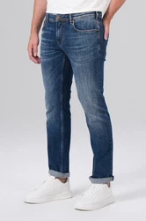 Miracle of Denim 5-Pocket Jeans Thomas Comfort Creme/Weiß/Blau