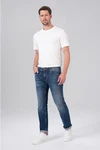 Miracle of Denim 5-Pocket Jeans Thomas Comfort Creme/Weiß/Blau