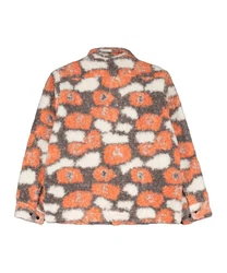 OBEY Sweatjacke Romie Sherpa Jacke (polyester) Orange/Rot/Beige