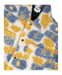 OBEY Sweatjacke Romie Sherpa Jacke (polyester) Gelb/Beige