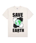OBEY T-Shirt Save Earth Weiß/Grün/Gelb