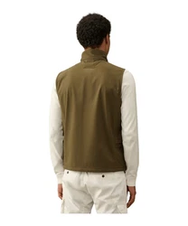 C.P. Company Sweatjacke Weste Braun/Dunkelgrün/Khaki