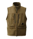 C.P. Company Sweatjacke Weste Braun/Dunkelgrün/Khaki