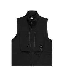 C.P. Company Sweatjacke Weste Schwarz