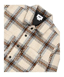 OBEY Sweatjacke District Jacke Beige