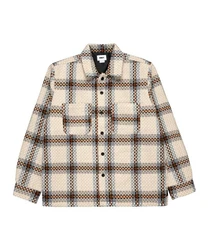 OBEY Sweatjacke District Jacke Beige