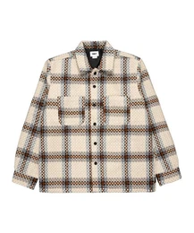 Sweatjacke District Jacke Beige Polyester