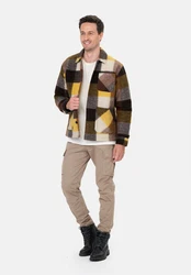 Key Largo Longsleeve Kurzjacke Style LOCARNO Creme/Braun/Bordeaux/Dunkelrot