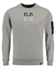 Key Largo Sweatshirt MSW KLELECTION Grau/Hellgrau