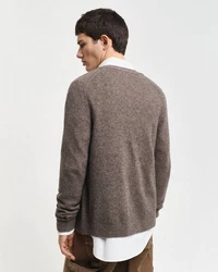 Gant Strickjacke Grau/Braun/Khaki/Dunkelbraun/Bordeaux