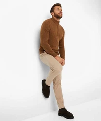 Brax Pullover Style STEFFEN Hellbraun