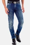 Cipo & Baxx 5-Pocket Jeans Straight Fit Blau/Hellblau/Lila/Dunkelblau