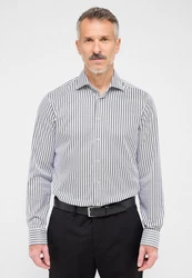 Eterna Langarmhemd SLIM FIT NON IRON Hellblau/Grau/Weiß/Dunkelblau