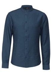 STREET ONE MEN Langarmhemd Dunkelblau/Blau