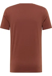 MUSTANG Kurzarmshirt T-Shirt Rot/Orange