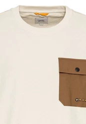 camel active Sweatshirt Beige/Khaki/Creme/Weiß