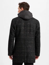 Finshley & Harding Kurzmantel Schwarz/Dunkelgrau/Grau