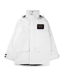 PAUL & SHARK Sweatjacke Woven Winterjacke Weiß