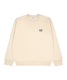 Sweatshirt Established Works Eyes Crew Sweatshirt Beige Baumwolle