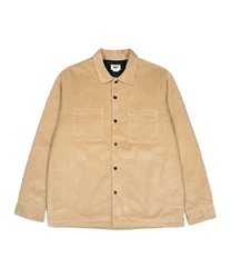 OBEY Sweatjacke Simon Shirt Jacke Beige