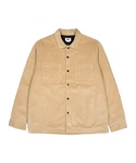 OBEY Sweatjacke Simon Shirt Jacke Beige