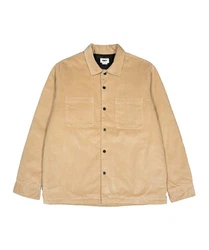 OBEY Sweatjacke Simon Shirt Jacke Beige