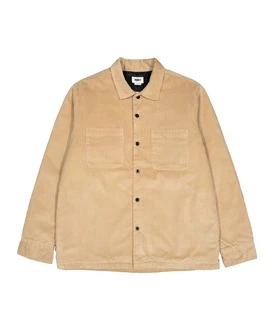 OBEY Sweatjacke Simon Shirt Jacke Beige