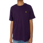 Lyle & Scott T-Shirt Plain Lila/Dunkelblau