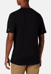 Columbia T-Shirt Basic Logo Hellblau/Schwarz/Braun