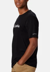 Columbia T-Shirt Basic Logo Hellblau/Schwarz/Braun
