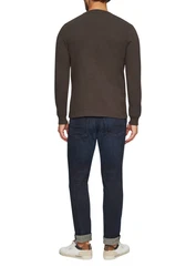 s.Oliver Langarmshirt mit Logo-Stickerei Khaki/Grau/Dunkelbraun/Dunkelgrün/Braun