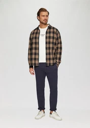 s.Oliver Langarmshirt mit Logo-Stickerei Weiß/Dunkelblau/Rosa/Beige/Creme/Khaki