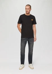 Stoffhose Jeans Mauro / Regular Fit / Mid Rise / Tapered Leg / Destroyed-Effekt Blende