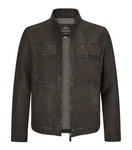 Milestone Lederjacke MSTizian Dunkelbraun/Braun/Grau/Khaki/Dunkelgrün