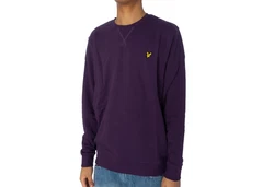 Lyle & Scott Sweatshirt Crew Neck Lila/Dunkelblau